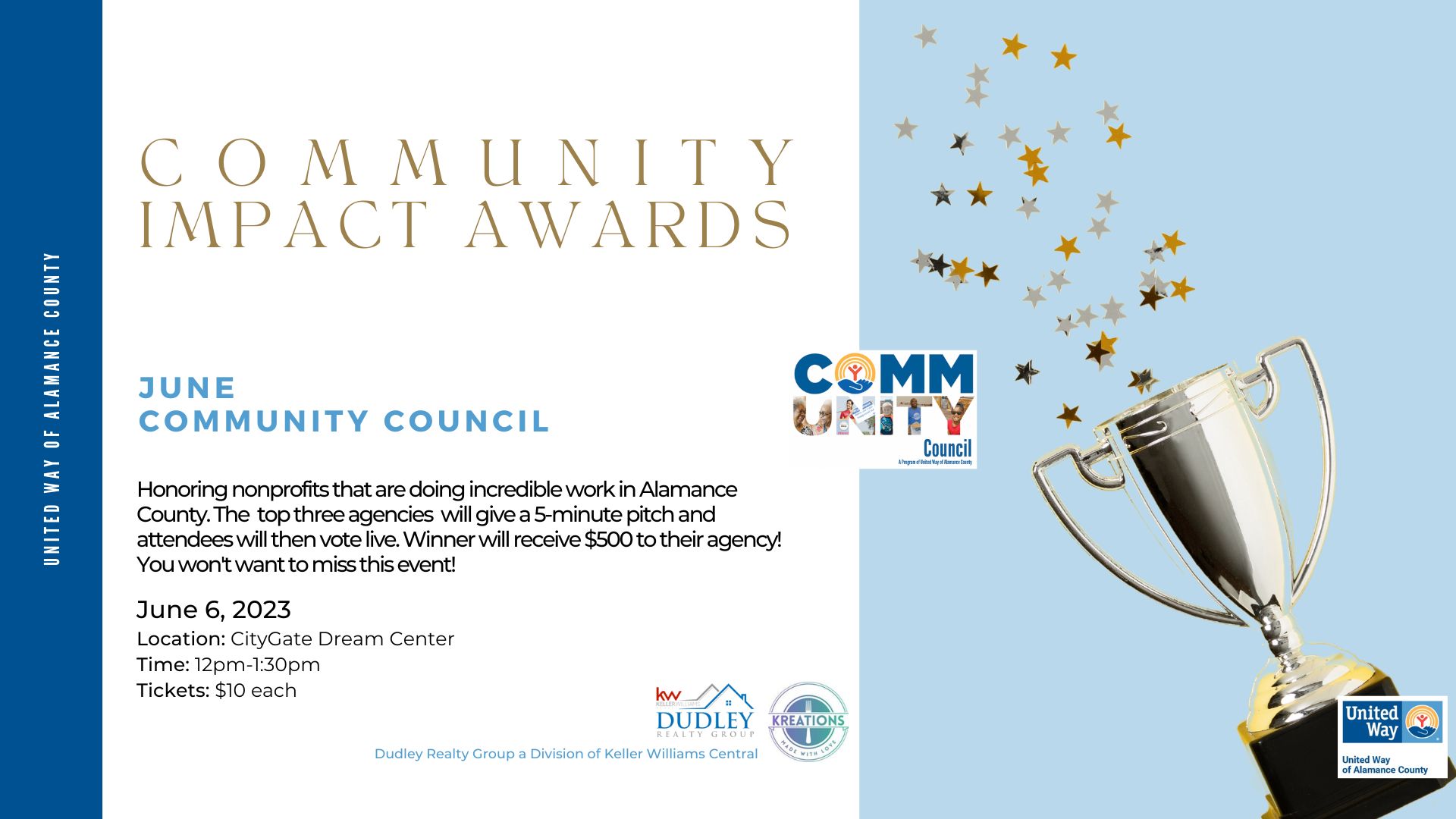 June Community Council Community Impact Awards United Way of